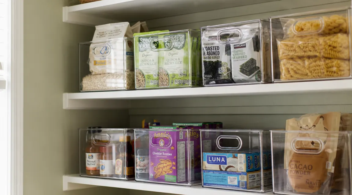 10 Ways Clear Stackable Bins Fix a Pantry That Never Stays Organized